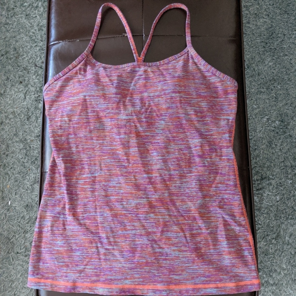 SOLD lululemon multi color Power Y tank